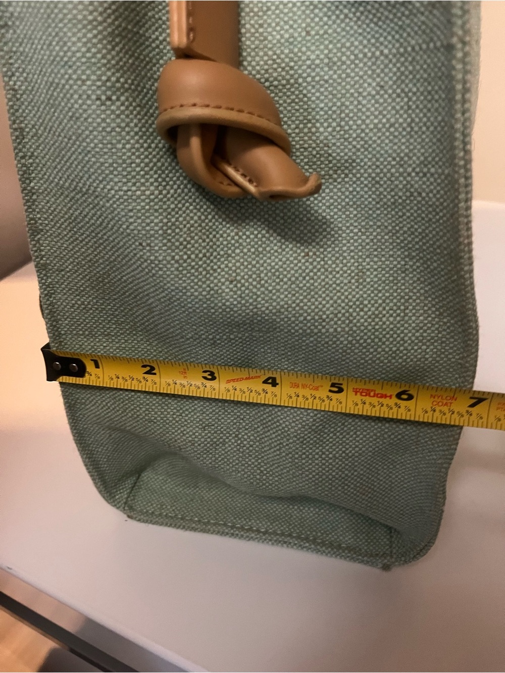 Spartina 449 Daufuskie Island Embroidered Jute Tote Bag Leather Handle Coastal - Picture 12 of 12